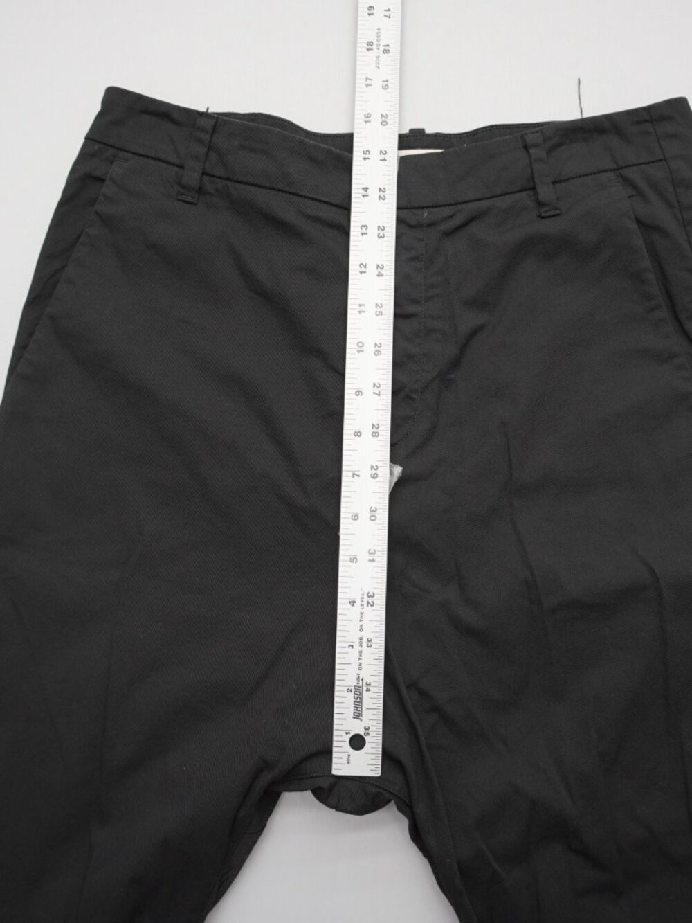 Nili Lotan Paris Twill Drop Crotch Pants in Jet Black Size 2 - Picture 9 of 11